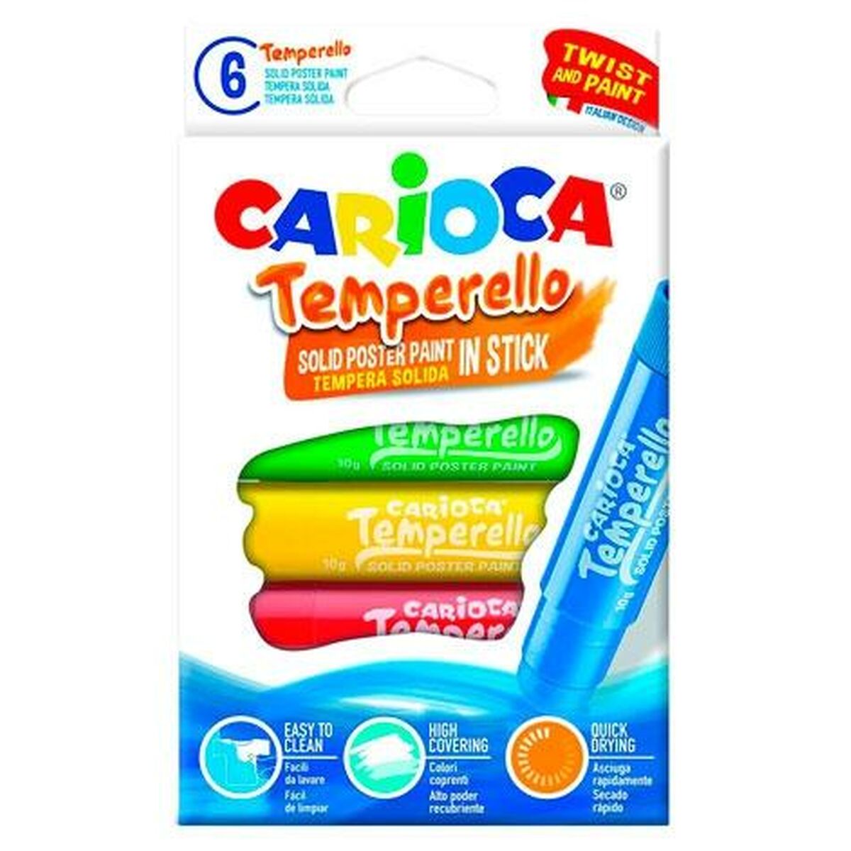 Tempera Carioca Temperello 6 Kosi (24 kosov)